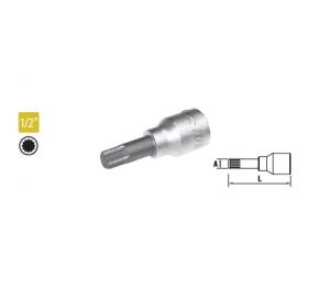 Capete chei tubulare cu bit locaş XZN 1/2” M10 100 mm ― UNELTE STORE - Magazin Online